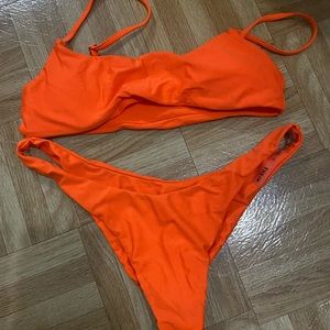 Orange bikini